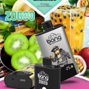 BANG 20000 Puffs Change Cartridge, okus Kiwi Passion Fruit, izmenljiv kartuš, sadjni motiv