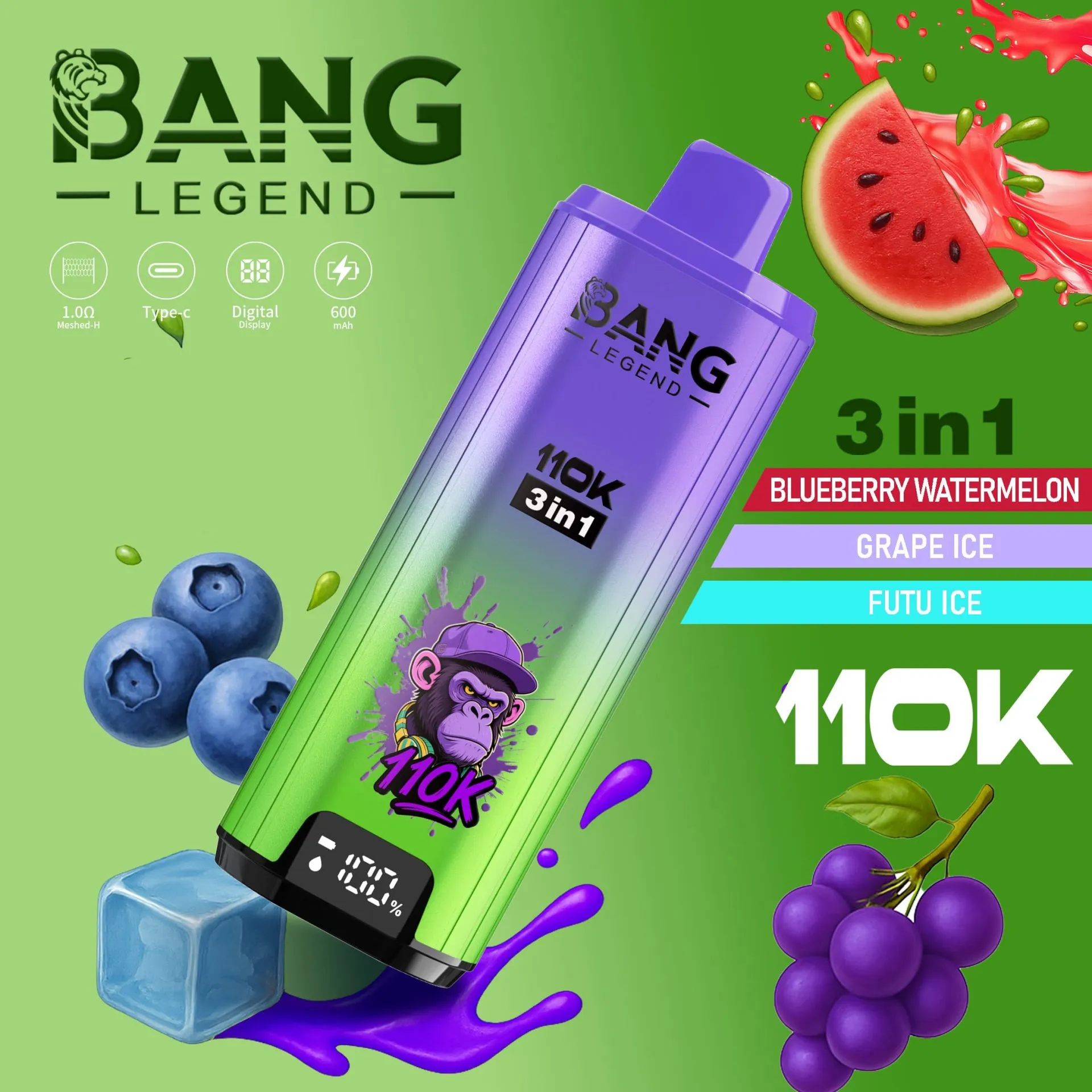 Bang Legend 110K Puffs 3IN1 - slika 4