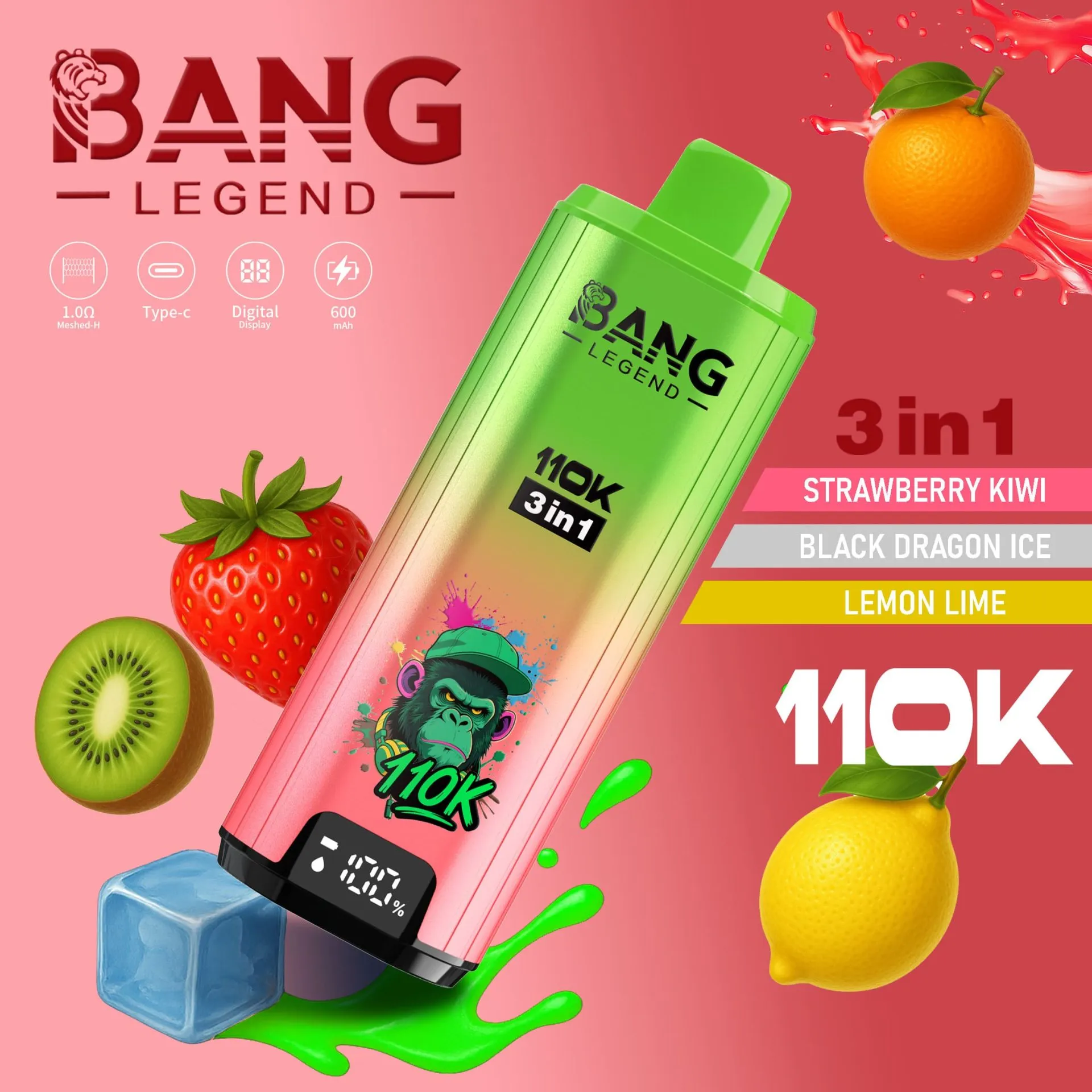 Bang Legend 110K Puffs 3IN1 - slika 5